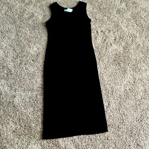 BodyCon Black Textured Dress